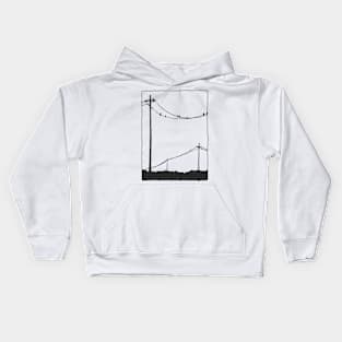 Power Lines Kids Hoodie